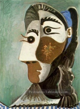 Tete Femme 7 1962 cubist Pablo Picasso Peinture à l'huile